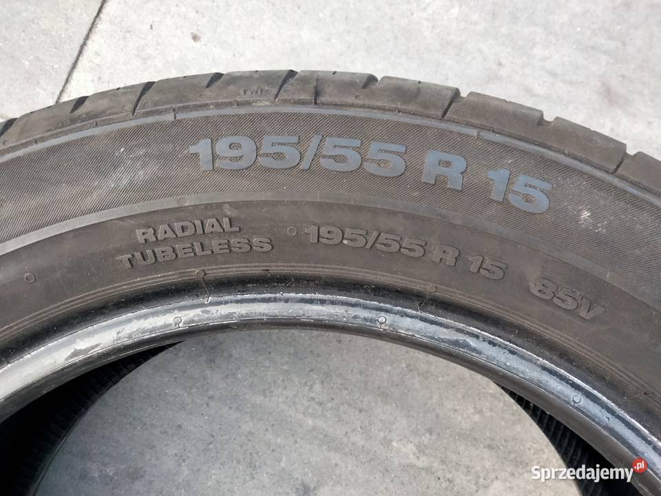 2xopony letnie 19555R15 Continental 195 Pionki