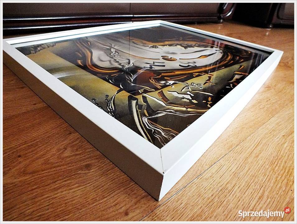 Stary obraz reprodukcja Salvador Dali Zegar Obrazki i obrazy Żary