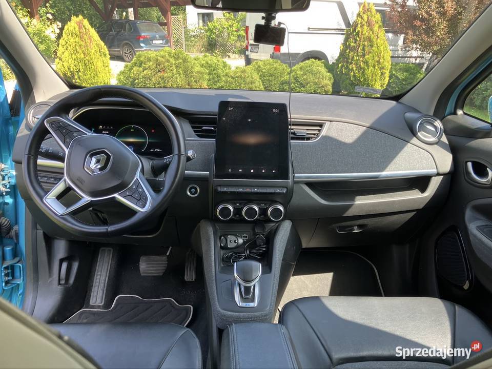 Renault Zoe elektryk łopatki zmiany biegów dolnośląskie Wrocław