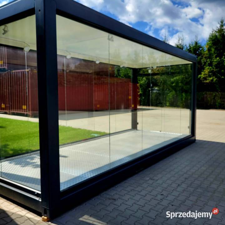 kontenery z przeszkleniem wystawiennicze wielkopolskie Janikowo