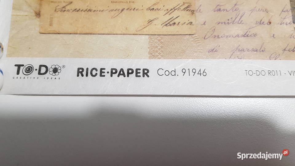 Papier do decoupage Włoski zestaw 4 Siemianowice Śląskie