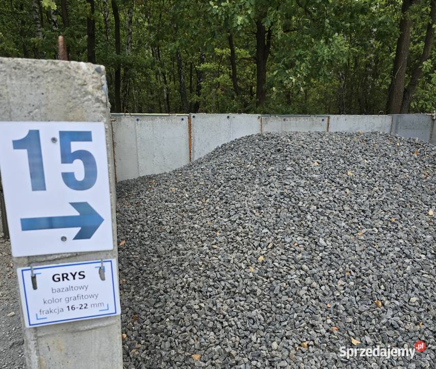 Grys bazaltowy grafitowy ciemny szary 1622 mm Wiązowna