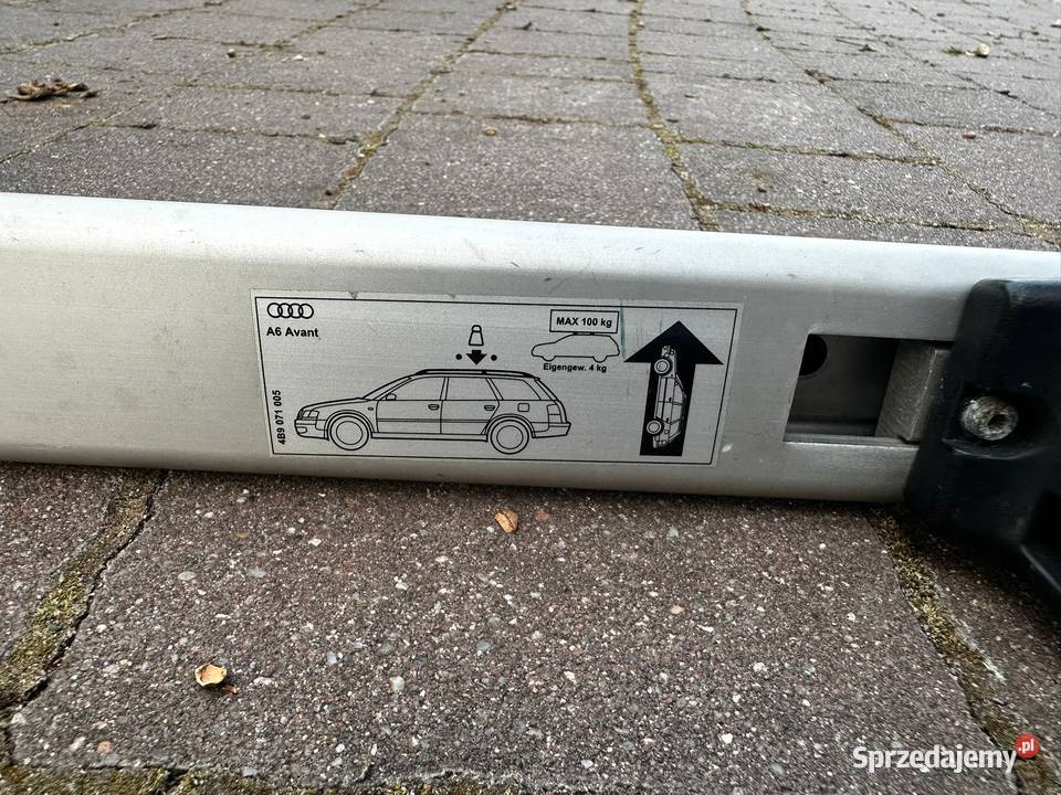 Bagażnik dachowy bazowy Audi A6 C5 Avant Ostrzeszów sprzedam