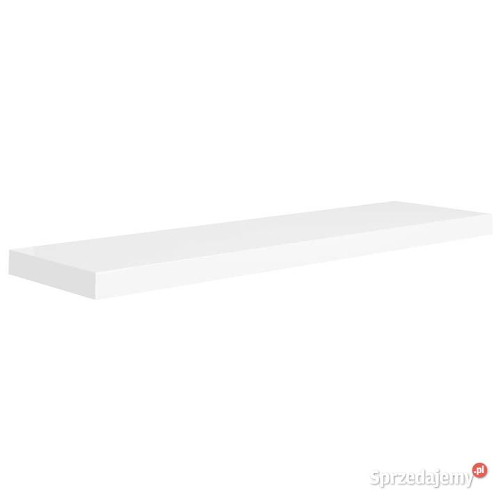 Półka ścienna biała 90x235x38 MDF WM323817 Warszawa
