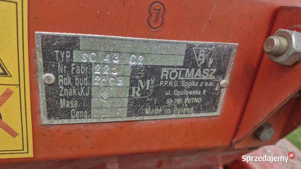 Siewnik Unia poznaniak 3m z wałem ugniatającym zachodniopomorskie Barlinek sprzedam