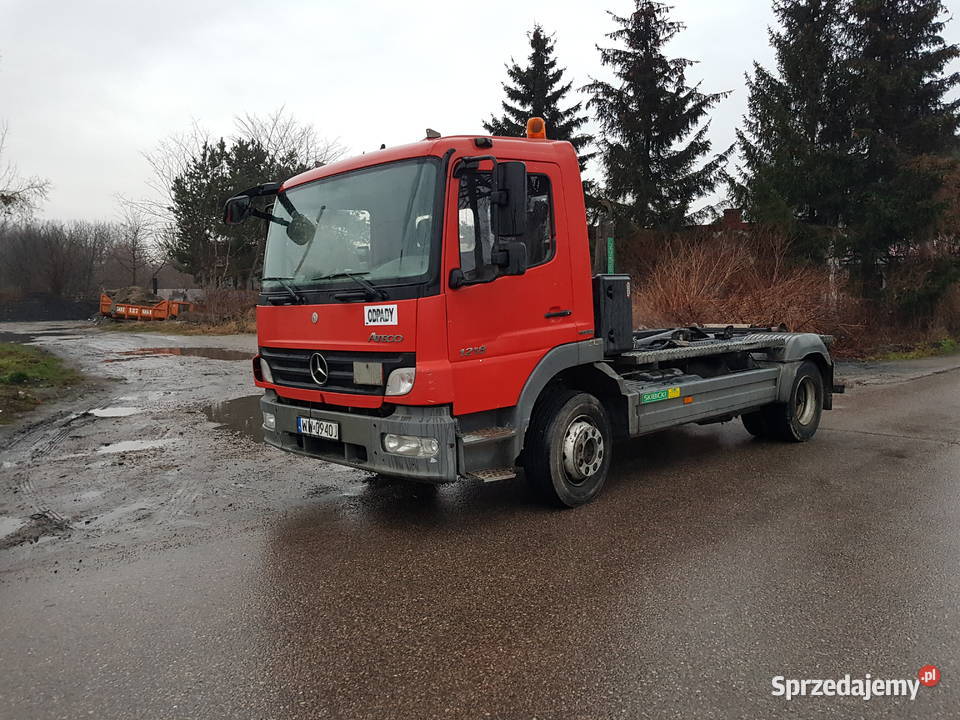 Mercedes Atego 1218 hakowiec Skibicki Warszawa