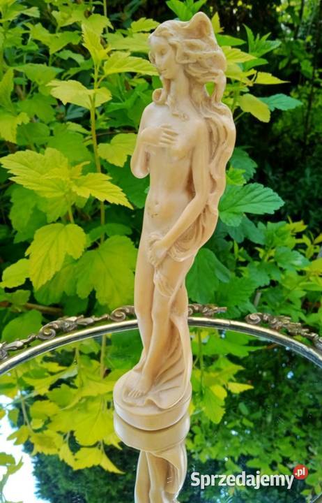 Alabaster Afrodyta wg Boticcelli Figurka Rzeźba Porcelana i szkło Pabianice