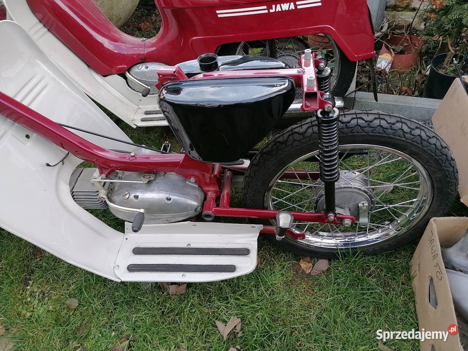 Jawa kaczka 50 zestaw 3motorówzamiana czerwony Świerzawa