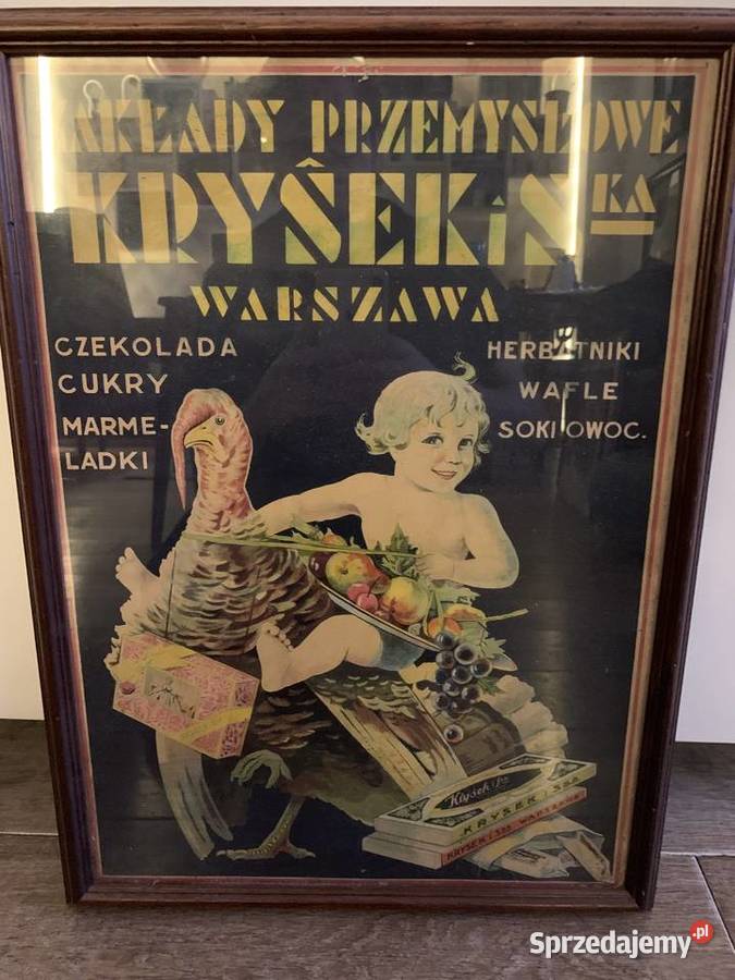 Zabytkowe plakaty i szyldy przedwojennej Warszawa sprzedam