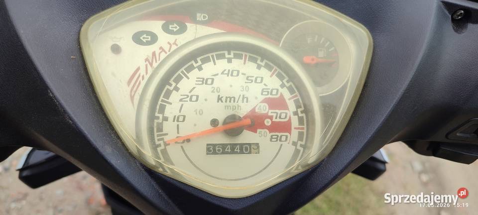 Skuter Junak 106 2T czarny Wielki Komorsk