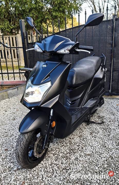 Skuter Sym Orbit 3 2020r 2400 4T USB Black nieuszkodzony Łask sprzedam