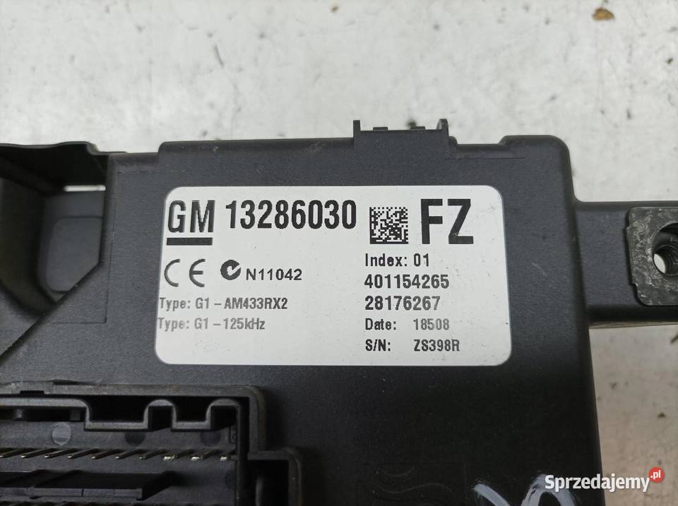 MODUŁ 13286030 Opel Corsa IV 20062014 D osobowe Komputery świętokrzyskie