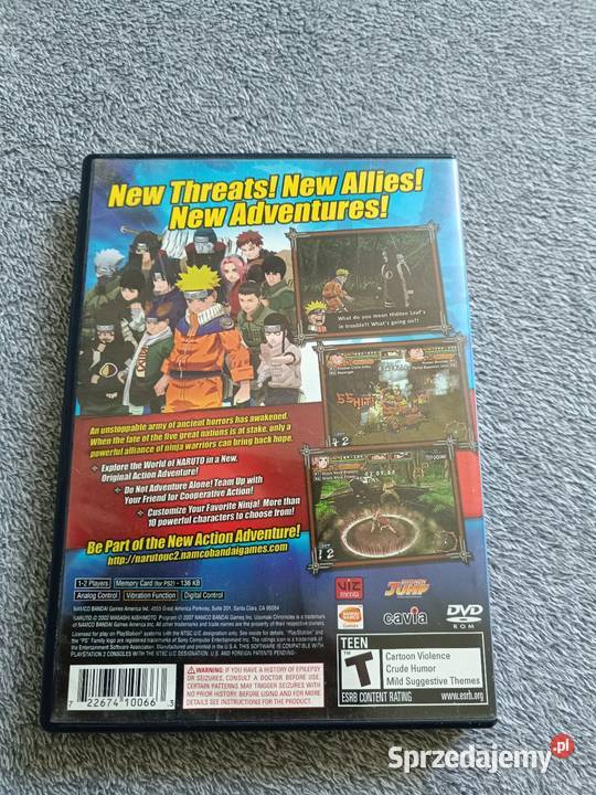 Naruto Uzumaki Chronicles 2 PlayStation 2 2 mazowieckie Pruszków
