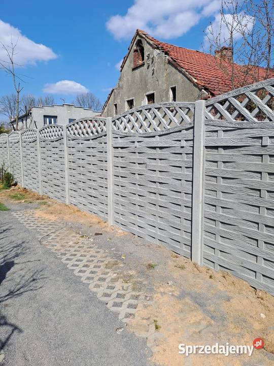Ogrodzenia betonowe Montaż Transport Bielany Wrocławskie