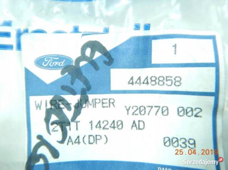 WIĄZKA INSTALACJA DRZWI TYŁ FORD TRANSIT CONNECT