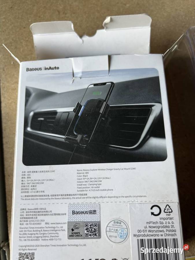 Indukcja uchwyt na telefon Białystok sprzedam