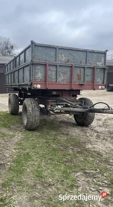 Przyczepa rolnicza wywrotka BRANDYS 8 nieuszkodzony Strzelce Opolskie