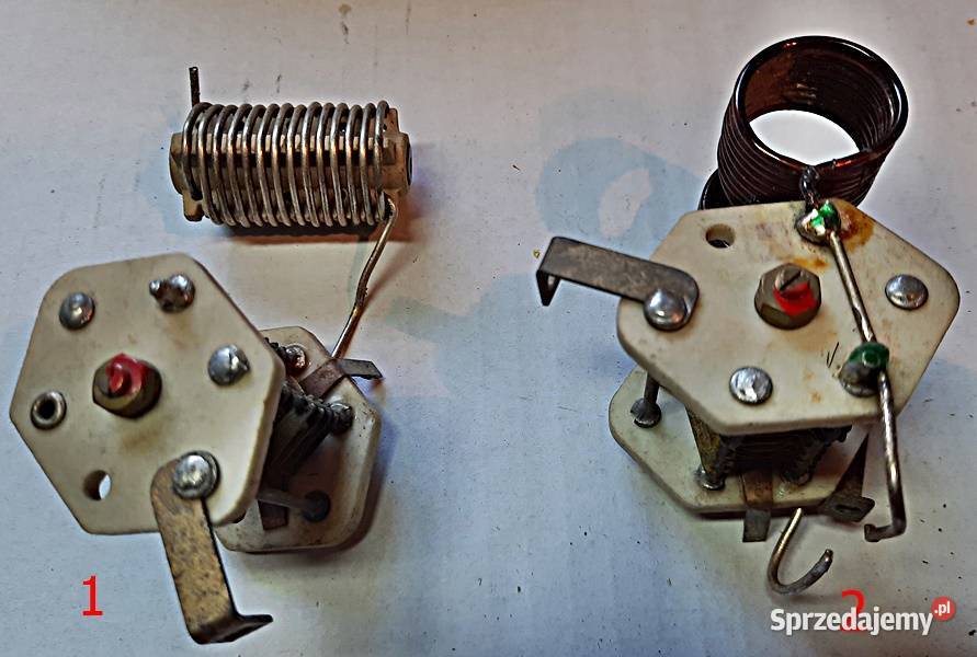 Dawna elektronika Kondensator zmienny z opornicą Ostrów Wielkopolski sprzedam