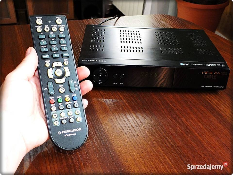 Dekoder DVBT ARIVA 100 CABLE FERGUSON Pilot Żary