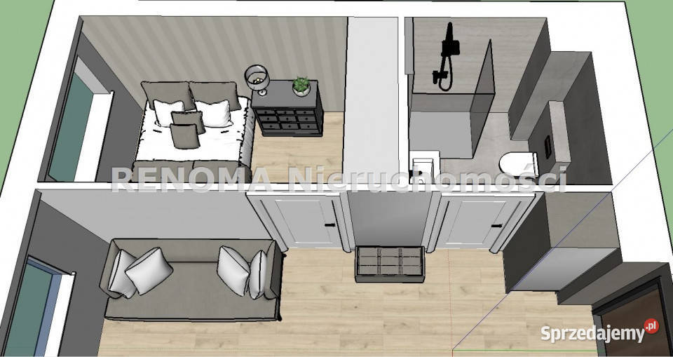 Mieszkanie 36m2 2 pokoje Białystok Kraszewskiego