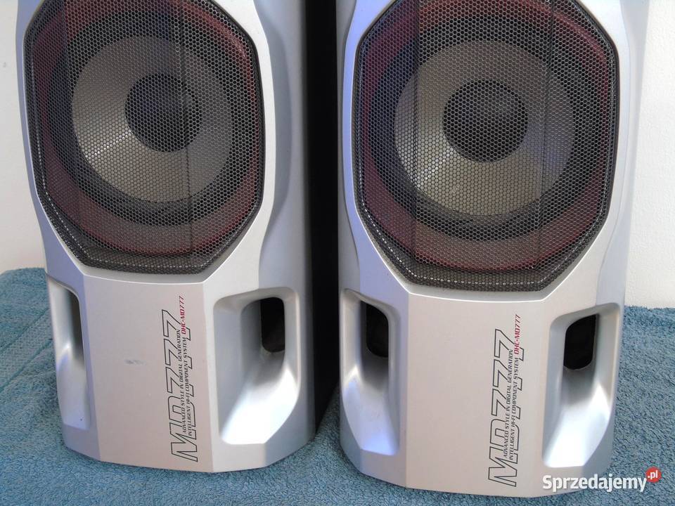 Kolumny stereo Sony SSMD777 mocne i sprawne