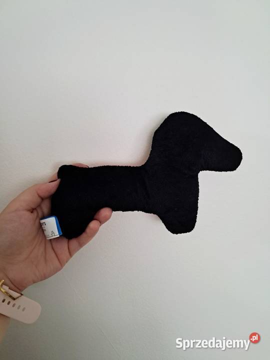 Pluszowa maskotka Jamnik Hot Dog miękki płaski łódzkie