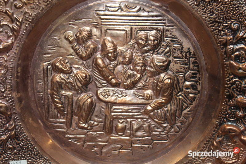 Miedziany talerz 519 FiaF Szczecin sprzedam