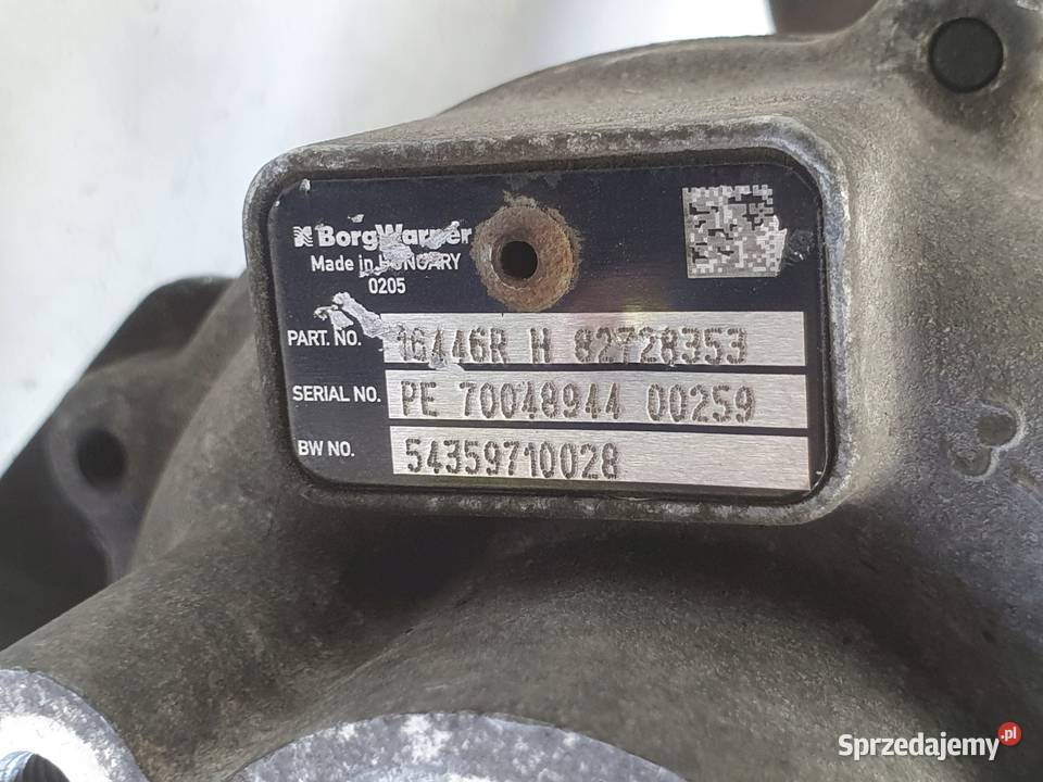 TURBOSPRĘŻARKA Renault Megane III 15 DCI turbo osobowe Rudka sprzedam