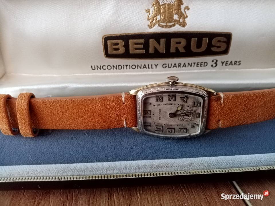 Zegarek zabytkowy Benrus Vintage 10 k Gold Płock