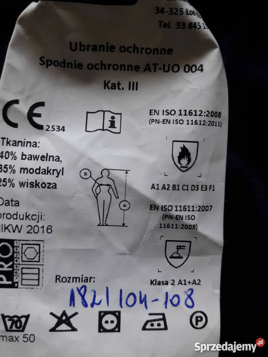 Sprzedam nowe ubrania robocze wielkopolskie sprzedam