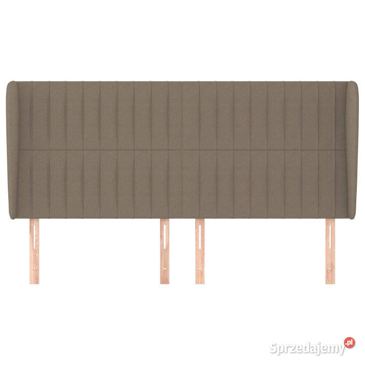 Zagłówek uszak taupe 163x23x118128 tkanina sprzedam