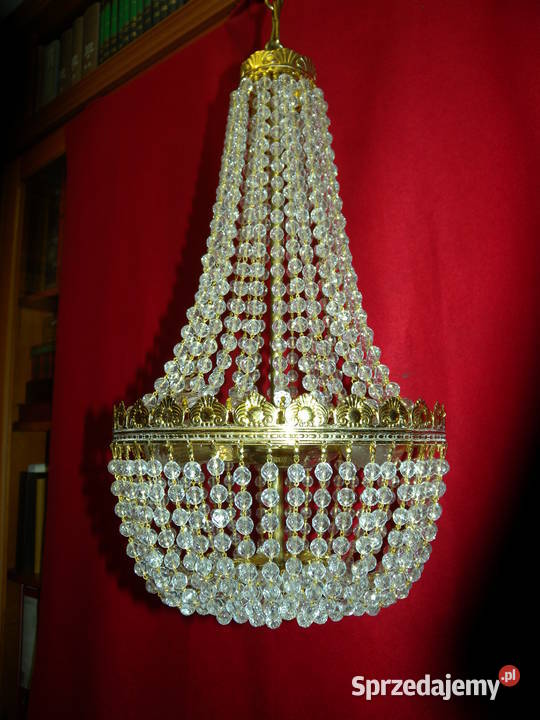 Żyrandol kryształowy Maria Theresa gruszka śląskie Katowice sprzedam