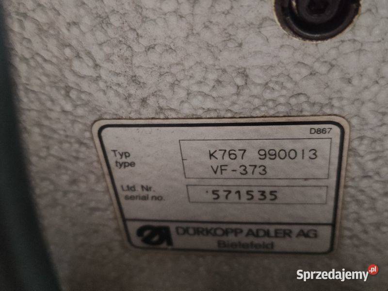 Stębnówka Durkopp Adler 767 Odkrawacz 3Transport Wałbrzych