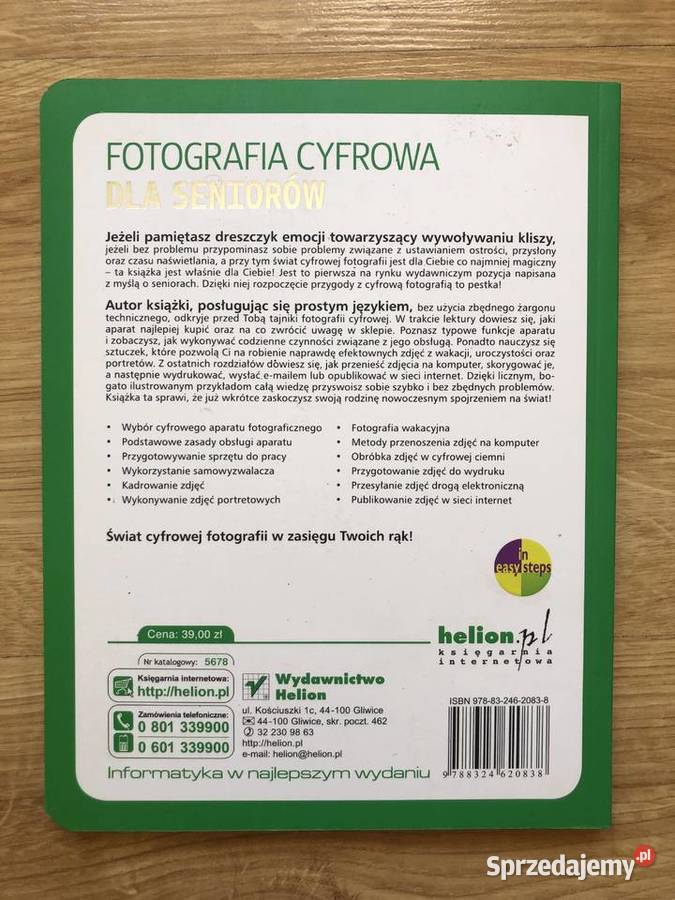 N Vandome Fotografia cyfrowa seniorów Poradniki, albumy i reportaże Białystok