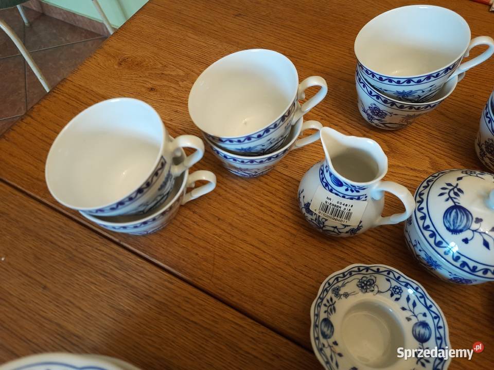 Porcelana marki Triptis Porzellan serwis Morąg