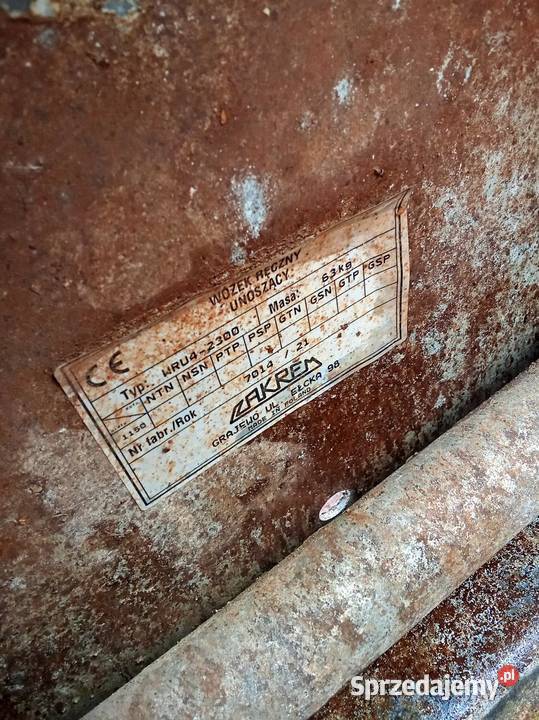 Paleciak Polski wózek ręczny Zakrem śląskie Wilamowice