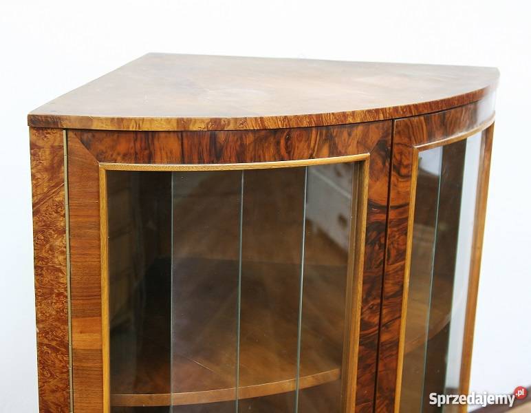 Oryginalna Orzechowa Biblioteczka Art Deco Marki