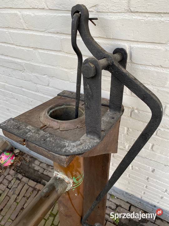 Stara wielka miedziana pompa wodna Bystrzyca Kłodzka