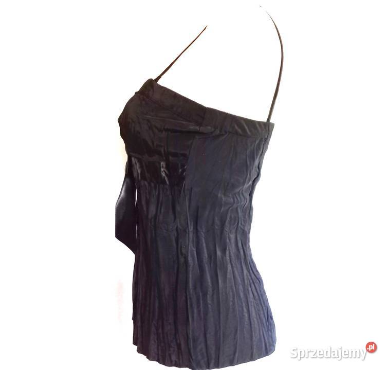 Top czarny Bluzka ramiączka r 3638 Koszulka Białystok