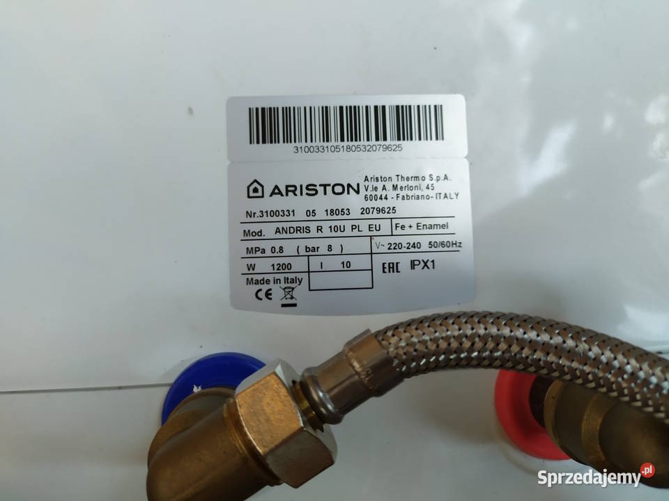 Niezawodny Podgrzewacz wody Ariston Andris R 10U (3100331)