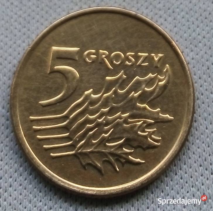 POLSKA5 GROSZY1993 r M MnRZADKAŁADNA Legionowo