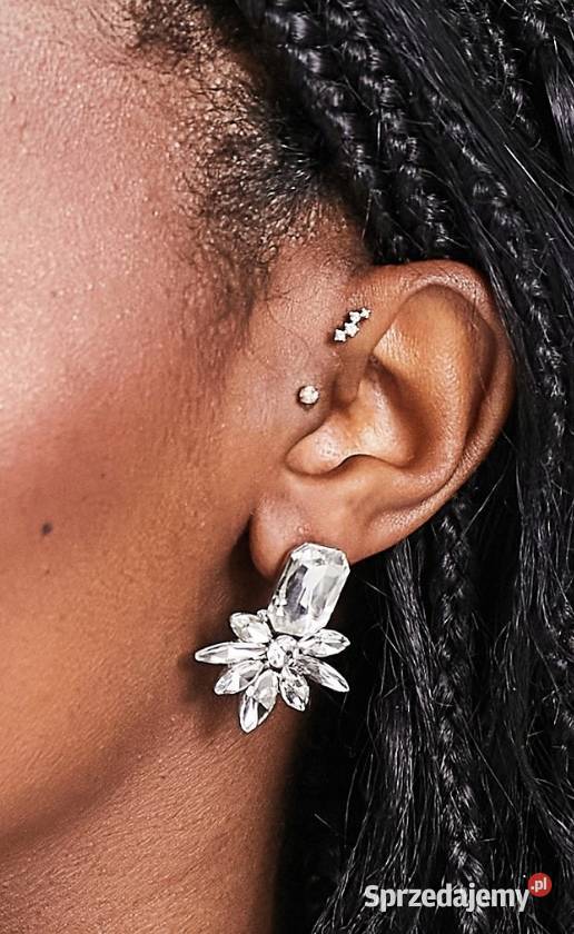 ASOS Bogato zdobione kolczyki z Londynu NOWE Kraków