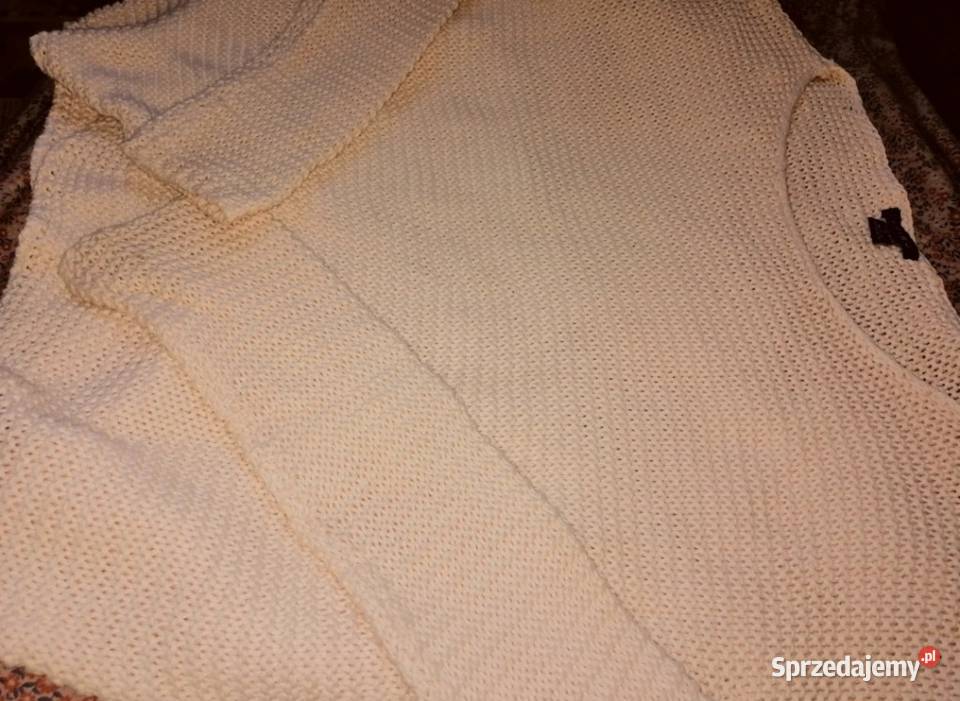 YORKER grubszy sweter oversize luźniejszy różowy Swetry i golfy Leszno