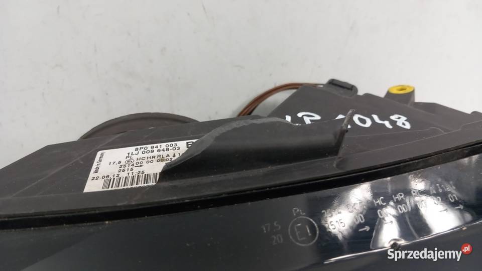 AUDI A3 8P LIFT LAMPA PRZÓD LEWA Zbierkowo