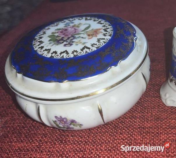 Puzdro Oscar Schlegelmilch Import Bogato złocone Gdańsk