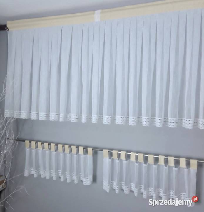 Firany gotowe komplety na karnisz 150220 Firany sprzedam