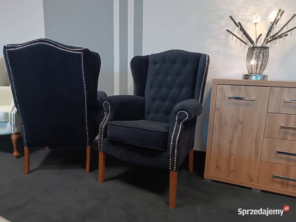 Nowy Fotel PREZESA Uszak Tkanina Zmywalna Fotele Fotele Olesno