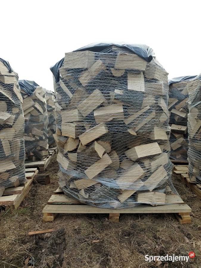 Drewno łupane, kominkowe 350 zł / mp