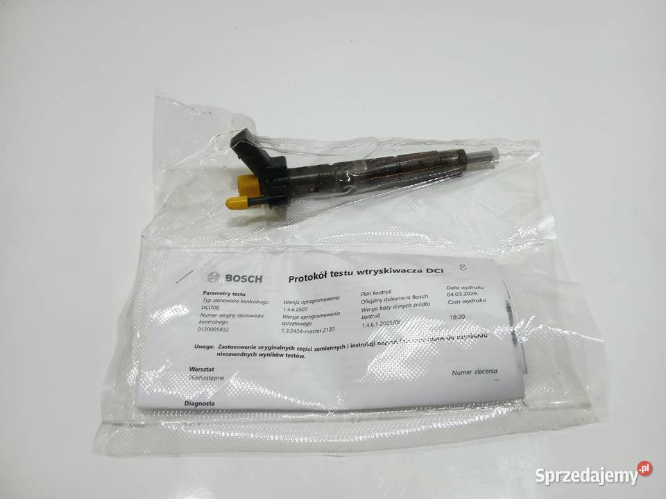 WTRYSKIWACZ BMW E60 N47 0445116001 Strzyżewice sprzedam