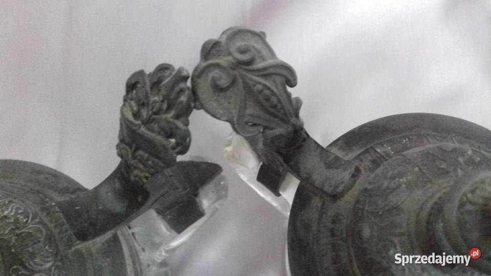 Szklany kufel 04l z cynowa przykrywką Wrocław sprzedam